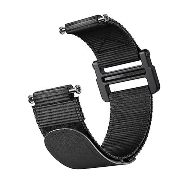 REMAKE Garmin Forerunner 735xt:lle Velcro-nylon ranneke HFM Musta