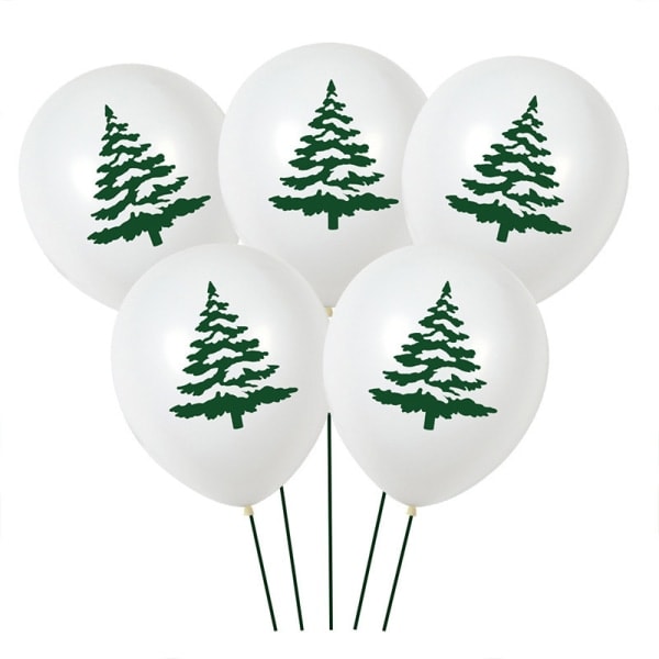Juleballonger 100 stk God Jul Festballonger Dekorasjoner Latex