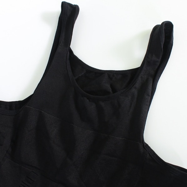 Mænds Tanktop Muskeltrøje Gym Trøje Ærmeløs Trøje Sort L