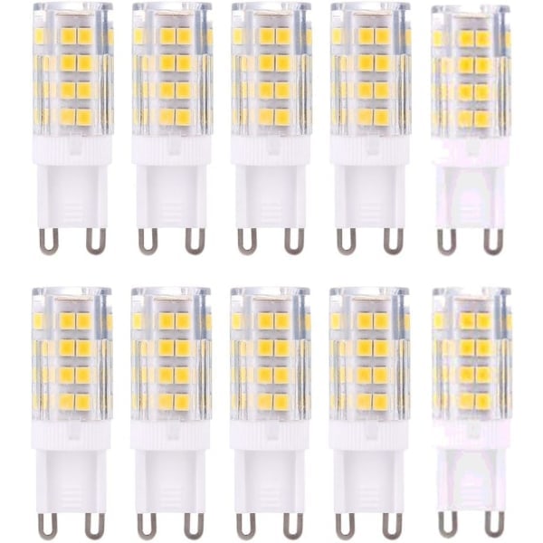 REMAKE G9 LED-pærer, varm hvit 3000K 5W G9 LED, 10-pakning