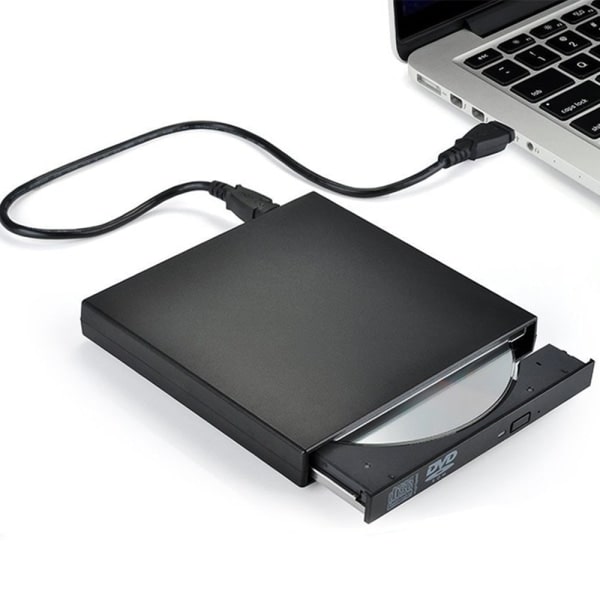 REMAKE Ulkoinen CD/DVD-asema kannettavalle tietokoneelle, USB3.0 ja Type C DVD-soitin