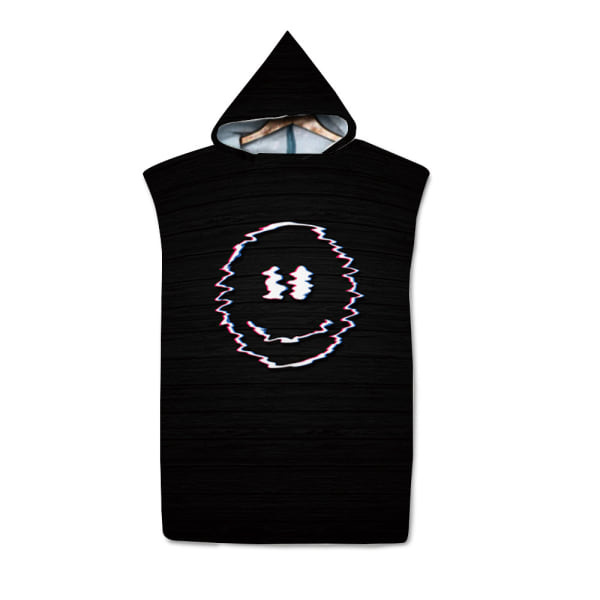 E-Change Omvandlingshandduk Badrock, Surf Poncho Handduk med Huva Adu