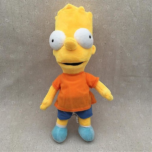30-43cm The Simpsons Söta Plyschdocka Barn Cartoon Anime Simpsons Far Mor Dockpojke Flicka Födelsedagspresent DB 30CM