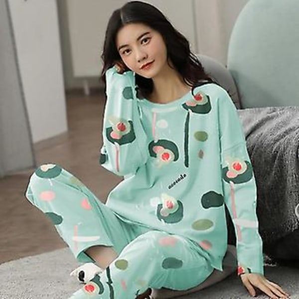 Julepyjamas Matchende Familiepyjamas Pyjamasdragt Efterår Langærmet Tegneserie Snoopy Pyjamas Til Kvinder Xl 60-70kg 16