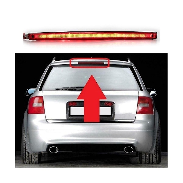 REMAKE 4B9945097A Hög Bromsljus Anti-Tailgating Varningsljus Bromsljus Bil för A6 Touring 98-05-Perfekt 0 0