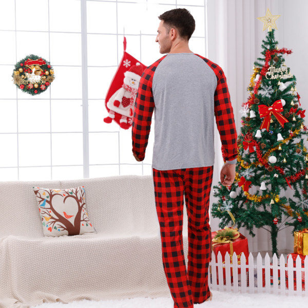 Matchande familjepysjamas för jul - Pyjamas med långärmad tröja och byxor - Loungewear