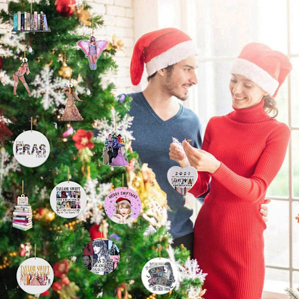 Julekalender med Taylor Swift The Eras Tour Vedhæng og nøgleringe 24 dages nedtællingskalender Adventskalender 2024 GJ185-003