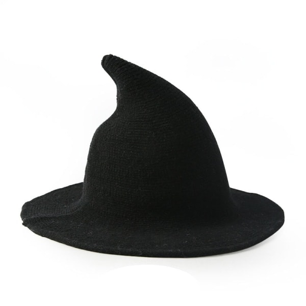 REMAKE Hexehat til Kvinder Troldmand (Sort 56-58cm), Uldhat Voksen Tøj