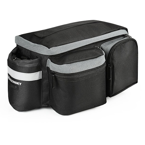 Wozinsky cykelstativtaske med skulderrem? 6l sort (WBB3BK)