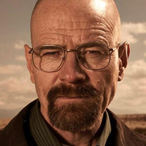 REMAKE Latex Helmaske til Hele Hovedet Walter White Breaking Bad Halloween Cosplay Maske