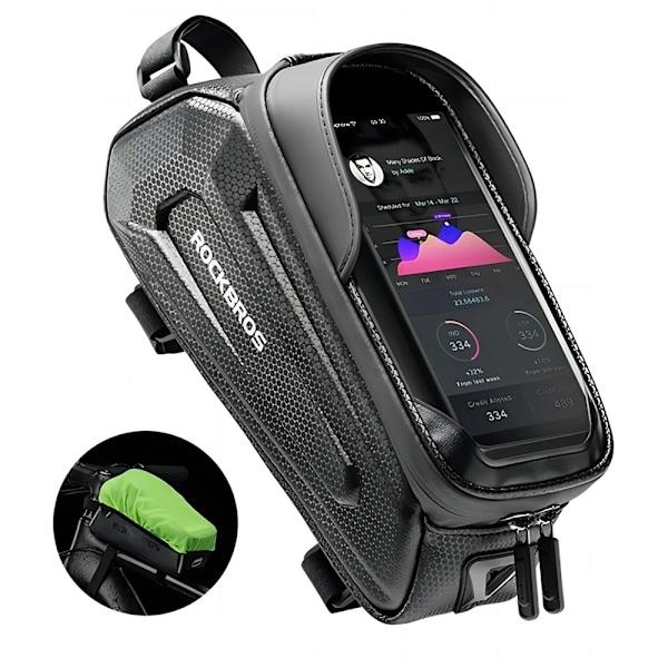Rockbros cykelrammepose med mobiltelefonrum og cover