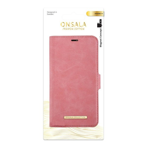 ONSALA iPhone 11 2-i-1 Magnet Case / Skal Støvrosa
