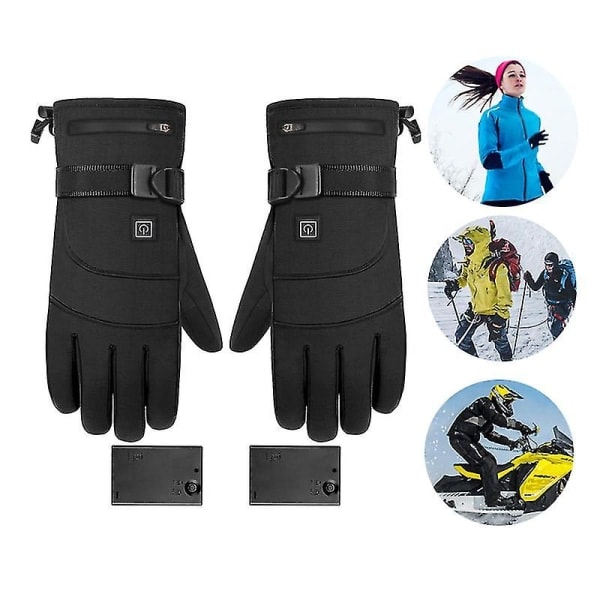 REMAKE Ride Elektrisk Opvarmning Touch Screen Handsker Motorcykel Opvarmede Handsker Vinter Varme Ski Handsker Termisk