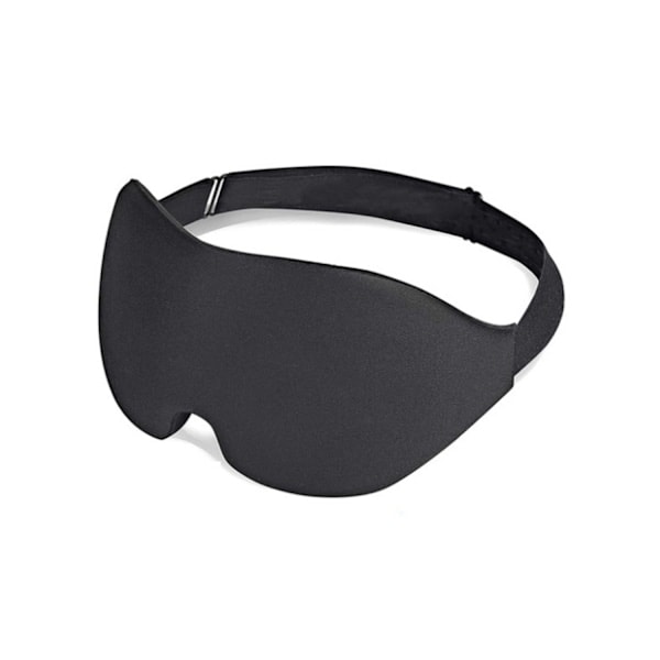 3D sleeping mask with accessories Black