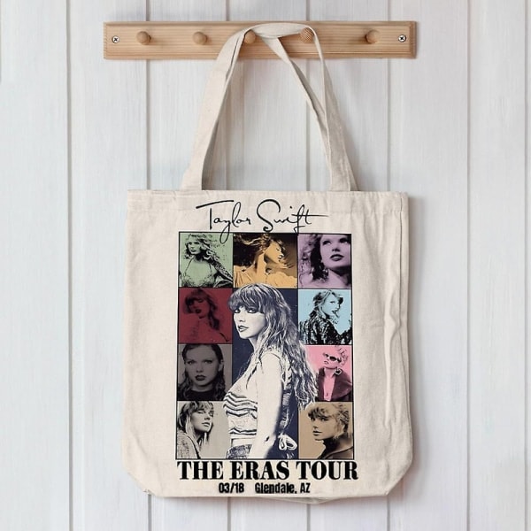 REMAKE Taylor Swift Album-inspirerade Toteväskor för Kvinnor, Bärbara Reseväskor, Musikälskare, Merch-fans, Swiftie-gåva DB