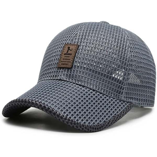 REMAKE AVEKI Sommer Mesh Baseball Cap Trucker Mesh Hat Baseball Cap til Mænd Kvinder Udendørs Sport