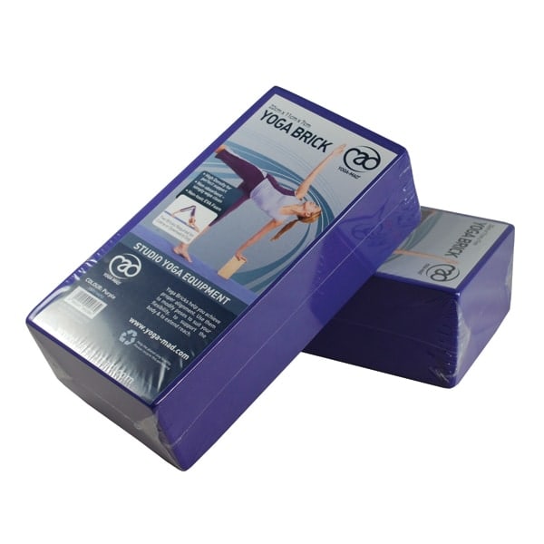 Yogablock i EVA-skum Lila