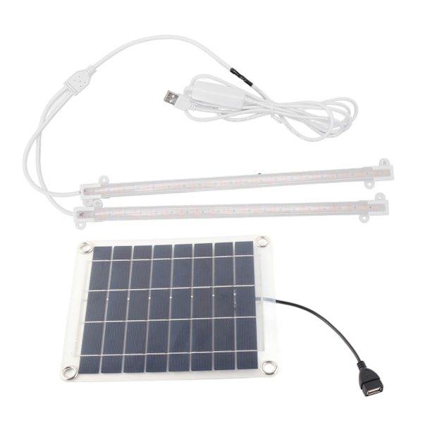 Aurinkokennokasvilamppu LED-kasvilampunauha parvekkeelle kasvihuoneelle yrtteille vihanneksille kukille 20W