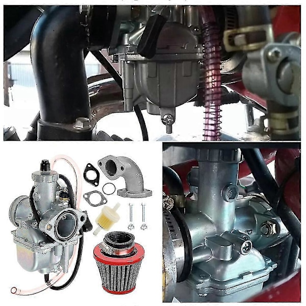 Vm22 26mm kaasuttimen ilmanpuhdistin imuputkipaketti Mikuni 110cc 125cc 140cc Pit Dirt Bike Pitpro A