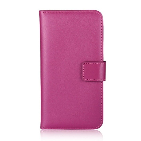 OnePlus Nord N100 - Ekte Lær Lommebok Etui - Rosa Rosa Rosa