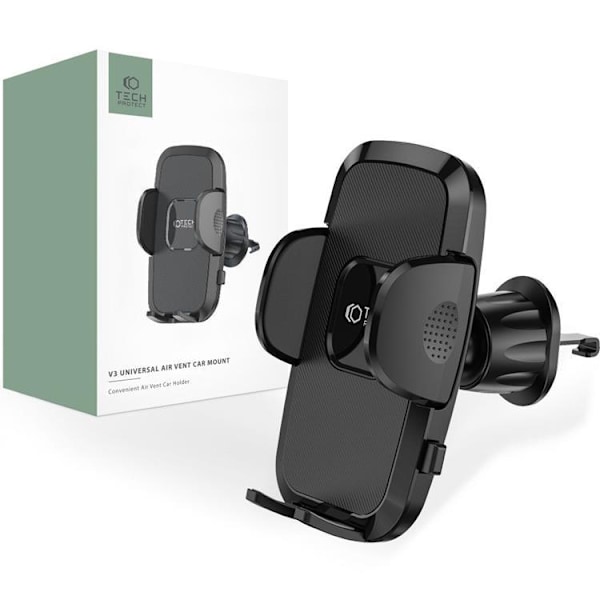Tech-Protect V3 Universal Bilholder Luftventil - Svart
