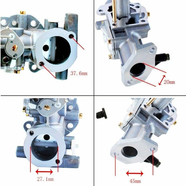 Karburator med karburatorpakningssæt til Briggs & Stratton 498298 Erstatter 692784 495951 495426 Briggs & Stratton karburator