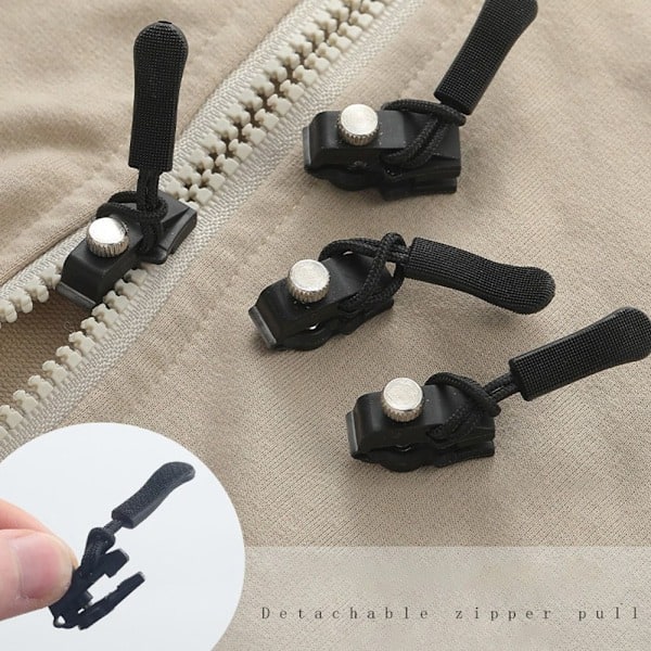 REMAKE 10 Pack Zipper Repair Kit Universal Instant Fix Zipper Replacement Bad Buckle DIY Sewing Tool S