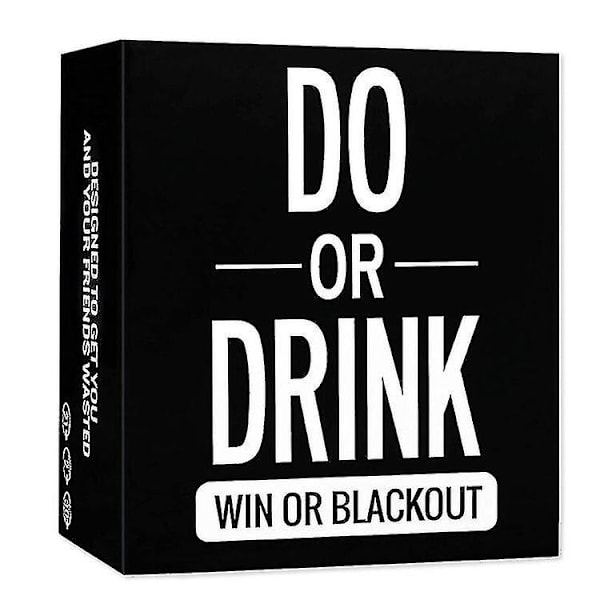 Do or Drink - Englanninkieliset juhlapelikortit, asuntolan hymiöpakkaus, korttipeli, joululahja #1