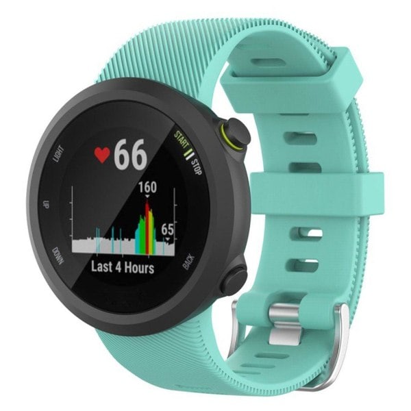 Garmin Forerunner 45 behagelig urrem i silikone - Cyan Grøn