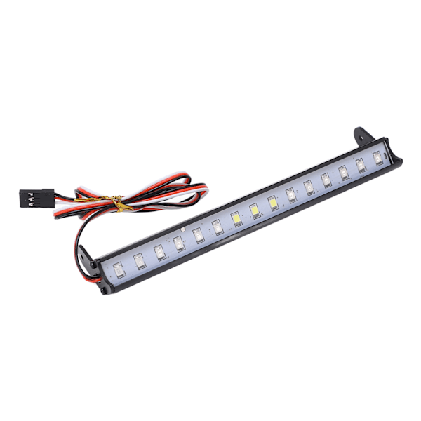 RC Ljusramp 15 LED Lampor 1/10 Simulerings RC Crawler Aluminium Legering LED Universal Takljusramp