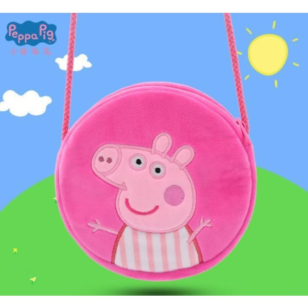 Greta Gris Peppa Pig Förskoleväska Axelväska Rosa Modell 2 Rosa Peppa Rosa