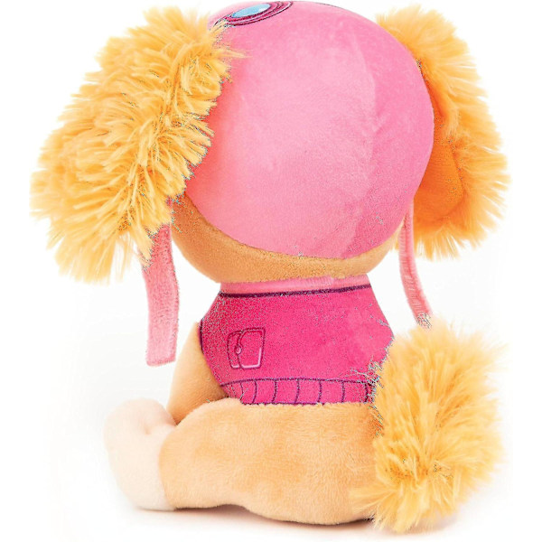 REMAKE Paw Patrol Skye, 15 cm - Högkvalitativ Plyschleksakshund, Barnkalas, Juli, Juli-lapparna [DB]