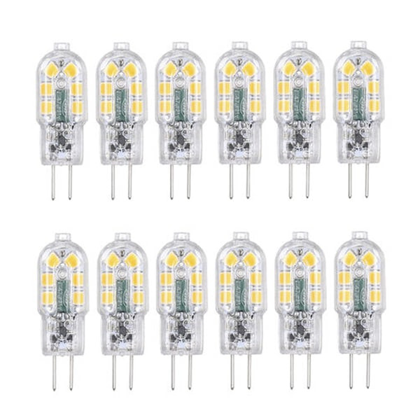Tomshine G4 LED-lampor 12-pack varmvit