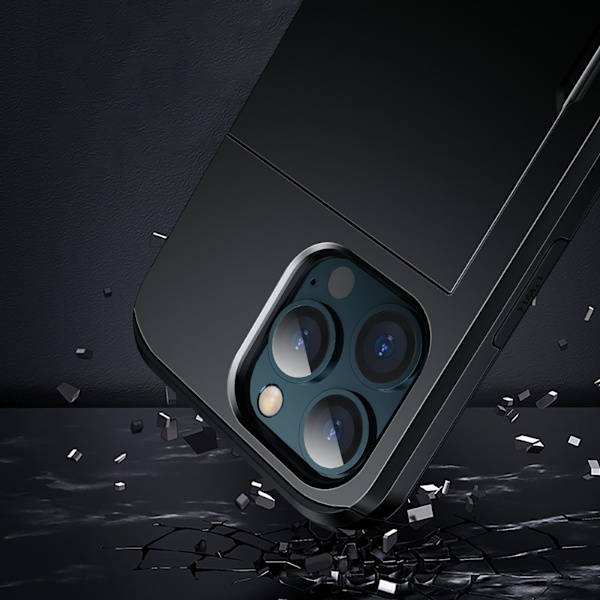 Etui med kortslot iPhone 13 Sort
