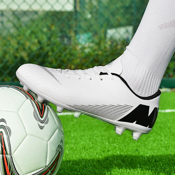Fotbollsskor för Herrar/Damer/Stora Pojkar inomhus/utomhus AG/FG Vita 41 White