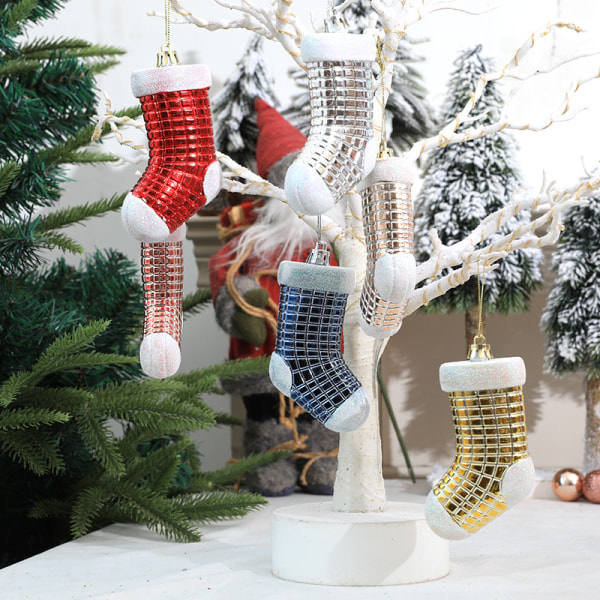 24-pack Julstrumpor Julgransdekorationer
