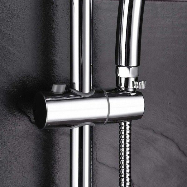 Brus Showerafslutningsventil Messing Bruseslange Adapter Hane Switch Kompressionsafslutningsventil 1/2