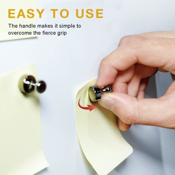 REMAKE Små sterke kraftige magneter push pins for whiteboard, magnetisk