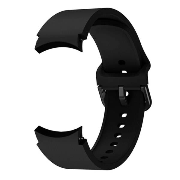 Silikon Armbånd Til Galaxy Watch 4/5/5 Pro/6/7/FE Sort