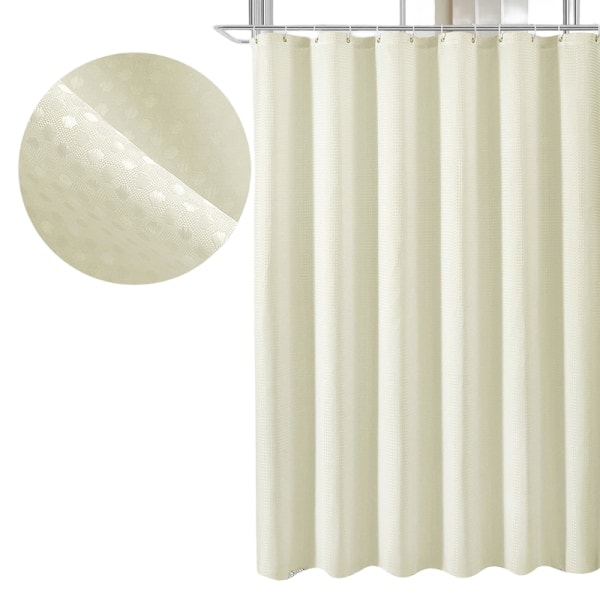 Suihkuverho vedenpitävä kylpyhuoneen suihkuverho Beige L