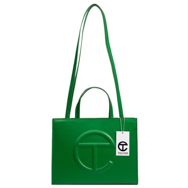 REMAKE Telfar Skuldertaske Damer Retro Casual Mode Lille 20cm Sort