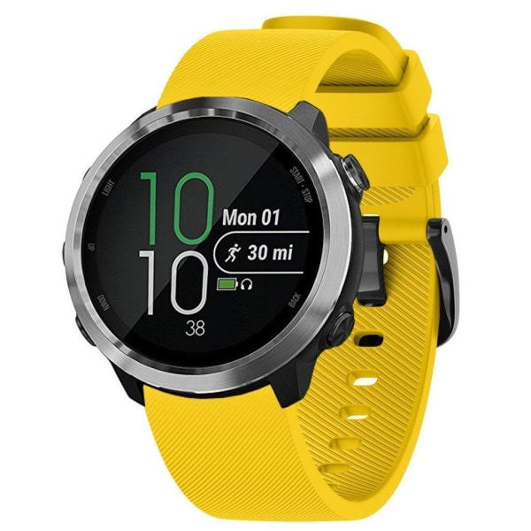 Garmin Forerunner 645 mönstrad silikonarmband - Gul Gul