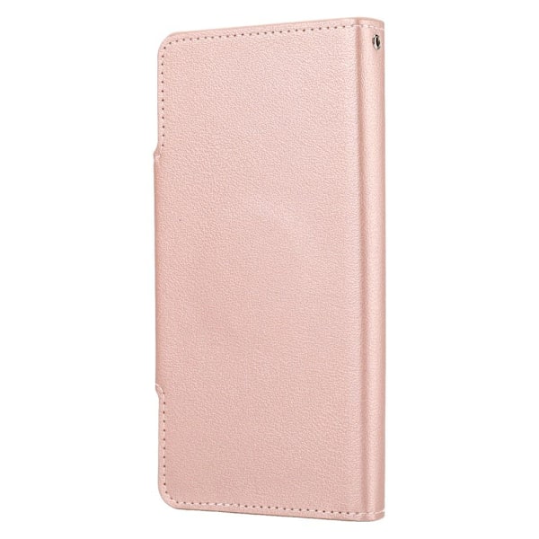 SKALO iPhone 13 DOLIZMA 2 i 1 Magnetiskt Plånboksfodral - Rosa