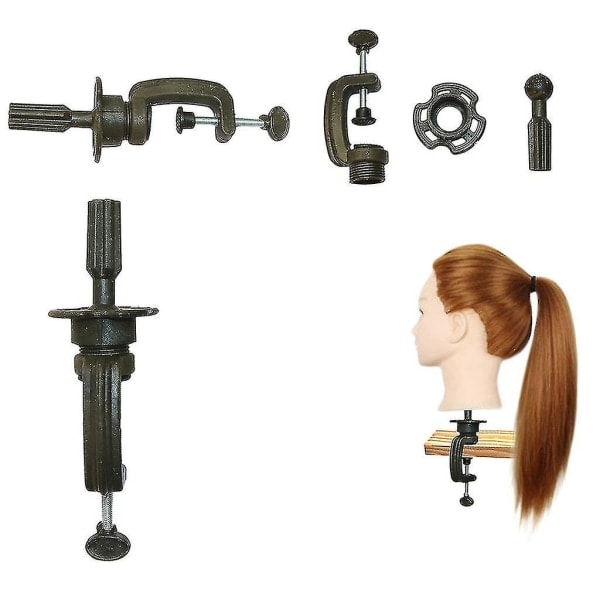 REMAKE Langt Hår Treningshode Modell Barber Stativ Dummy Praksis