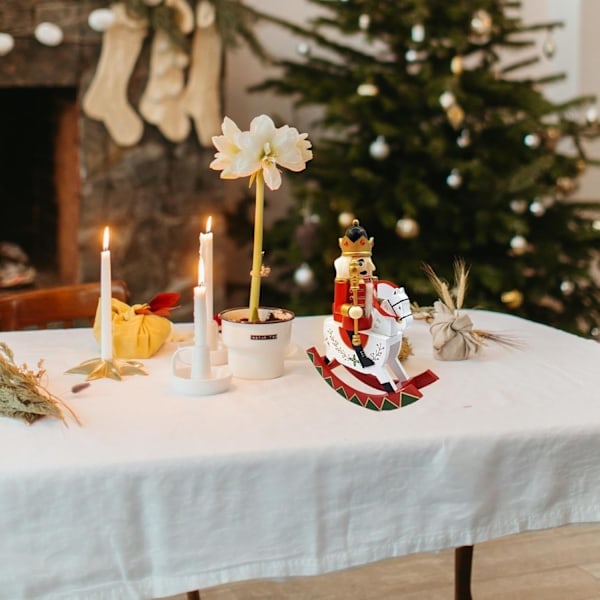 12\" Tre nøtteknekker-vippehest Julepynt, Tradisjonell A