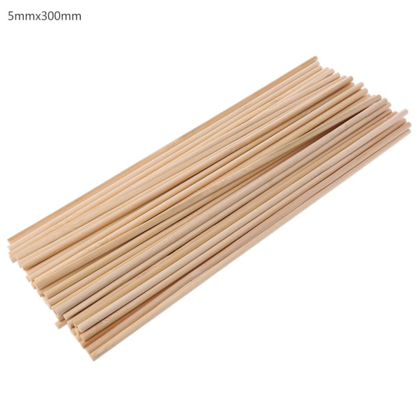 Växtpinnar Trädgårdspinnar Växtstöd Blompinne Cane Växtstöd Bambustickor Trädgårdsväxt Odling Trästöd 5x300MM