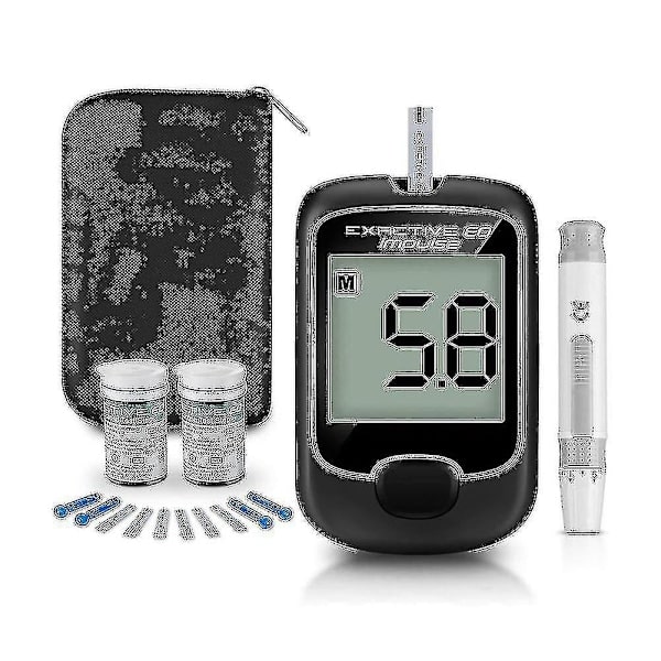 2023 Nytt Blodsockermätare Blodsockermätare Diabetes Testkit med Testpinnar 50 st Blodsockermätare Diabetes Blodsocker Test
