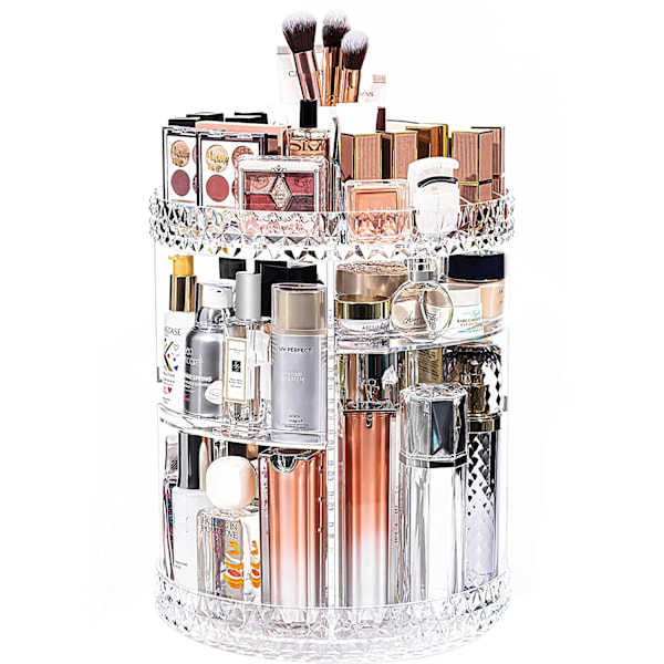 Makeup Organizer, 360 graders roterende kosmetisk opbevaring