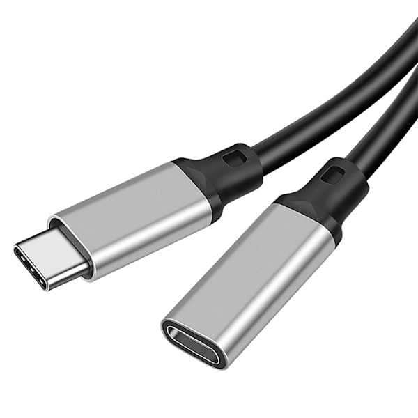 USB-C förlängningskabel - (10 Gbps, 4K, 100 W) 2 m