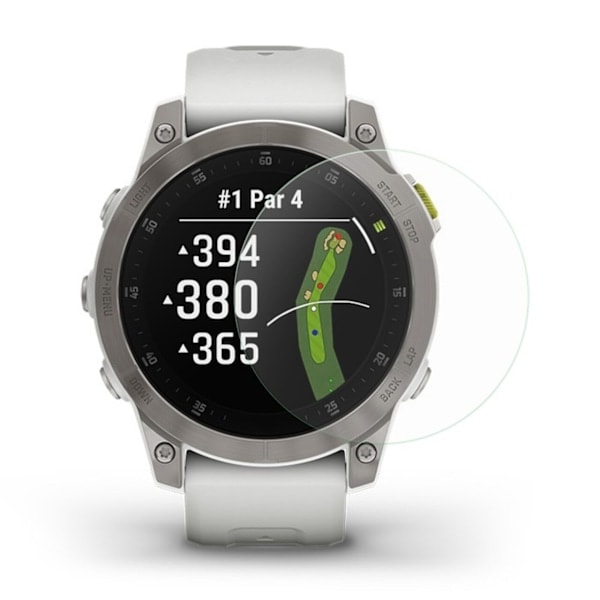 2-pakks Garmin Epix (Gen 2) 47mm Herdet Glass Skjermbeskytter Transparent